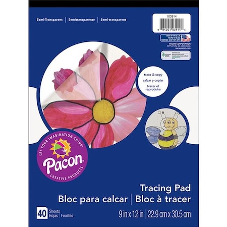 Pacon Corporation Pacon PAC103914-6 Tracing Pad; 9 x 12 in. - 6 Each PAC103914-6